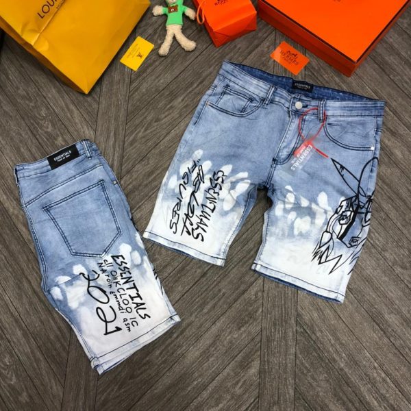 Men’s Jeans Fashion Retro Trend Ripped Denim Shorts