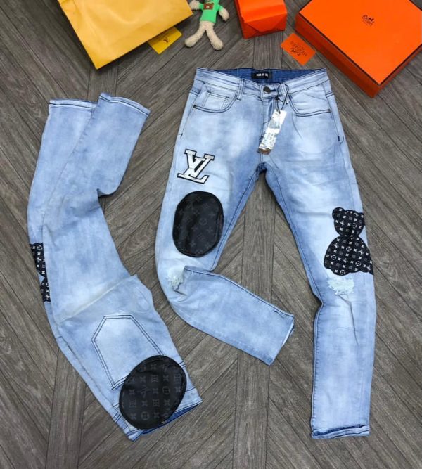 Quality Non-Fade Stone-Wash Men’s Stock Jeans