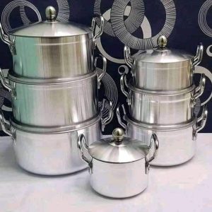 Tornado 7-In-One Set of Aluminium Cooking Pots