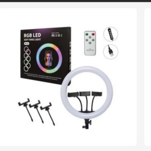 RGB 14 inches Selfie Ring Light with Stand 35.5cm