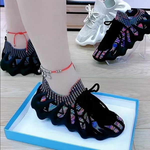 TMA EYES Women's Sneakers Black - Black & Gray Patchwork Stitch-Detail  Leather Sneaker - Women - Yahoo Shopping