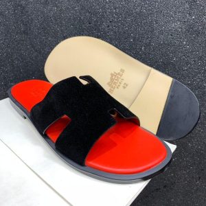 MEN’S SUEDE QUALITY DESIGNER PALM SLIPPERS