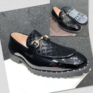 MEN'S DESIGNER CORPORATE CASUAL GLOSSY LEATHER SHOE