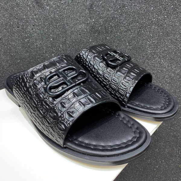 Men’s 2021 Designer Leather Palm Slippers