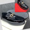 MEN'S DESIGNER CORPORATE CASUAL GLOSSY LEATHER LOAFER SHOE