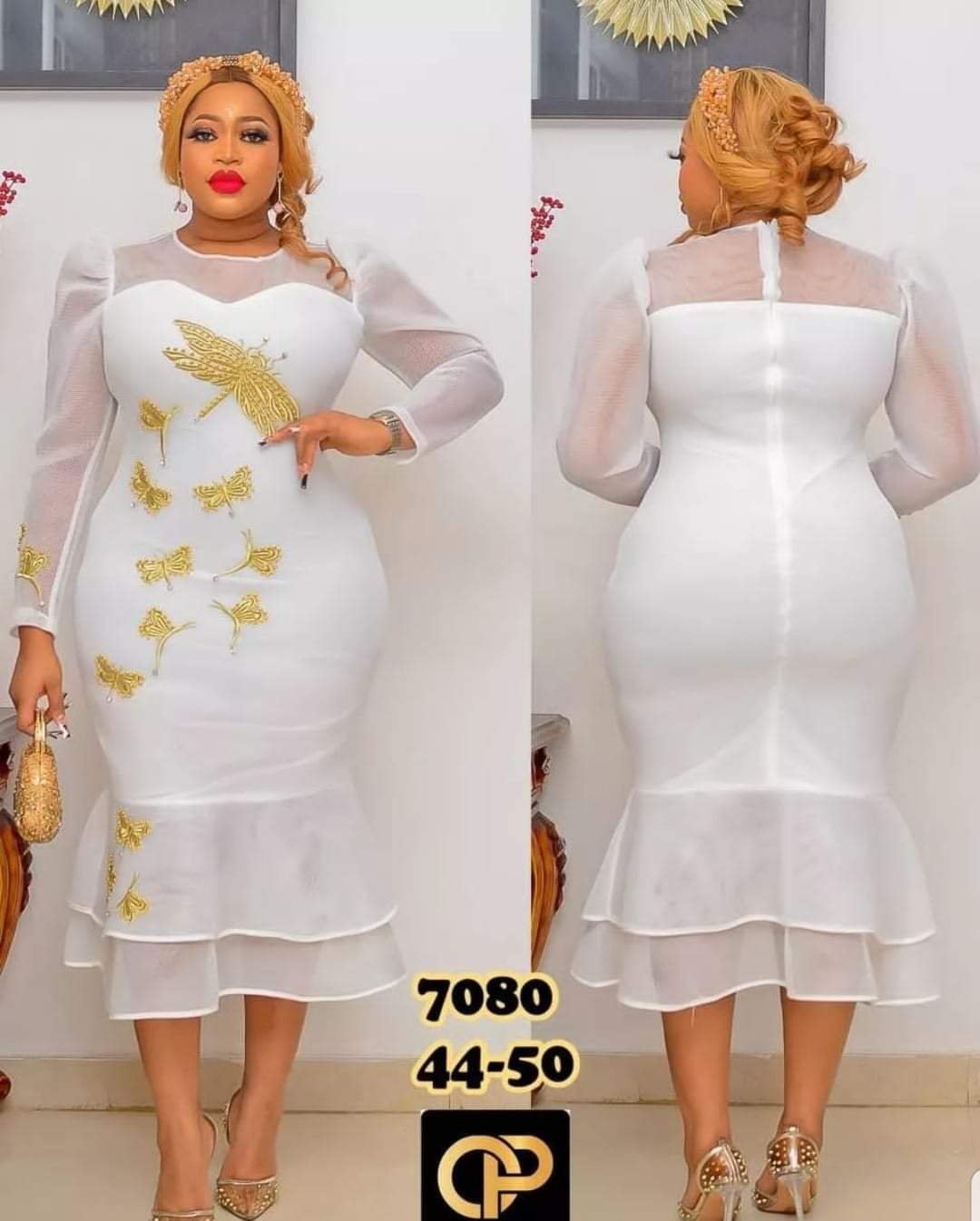 TURKISH TWO-STEP FLARE WHITE DRESS  CartRollers ﻿Online Marketplace  Shopping Store In Lagos Nigeria