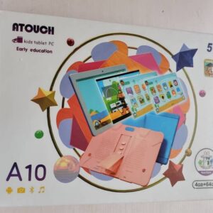 Atouch A10 Kids Tablet -10.1" - 64GB ROM - 4GB RAM - Zoom Support - 4G Lte - Black