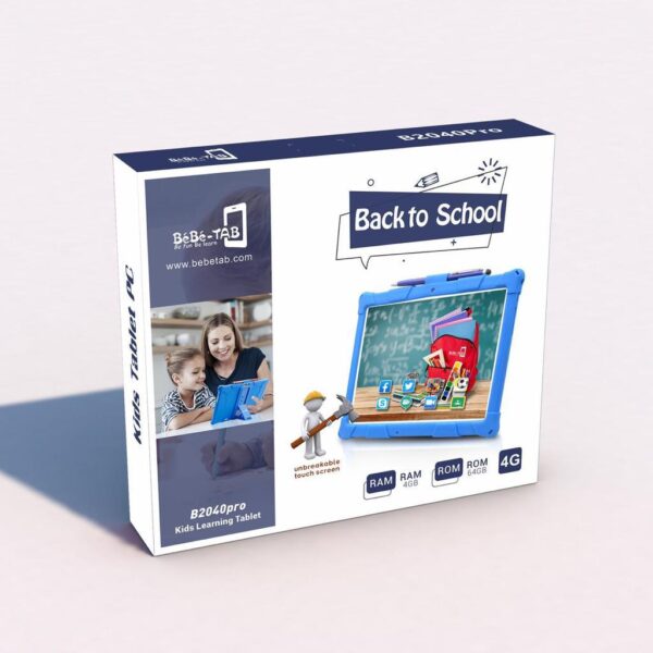BeBe TAB Back to School B2040pro Kids Learning Tablet Unbreakable Screen