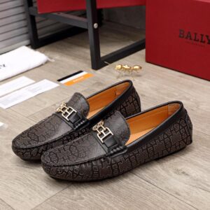 ITALIAN BALLY QUALITY LEATHER DESIGNER LOAFERS