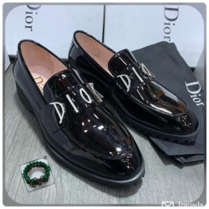 DESIGNER PATENT LEATHER LOAFERS SHOES