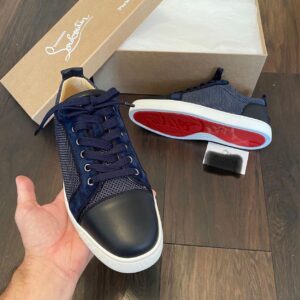 RED-SOLE DESIGNER LACED SNEAKERS SHOE