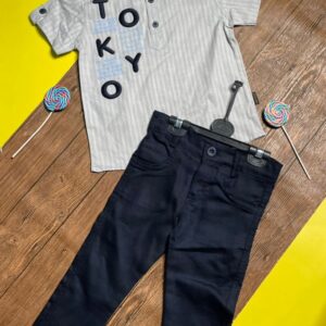 UNIQUE COMBO SHIRT AND TROUSERS FOR BABY BOY