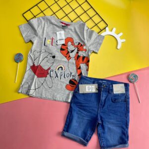UNISEX CHILDREN'S JEANS AND TOP