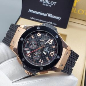 Men's Leather Strap Watch
