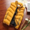 QUILTED PUFFER COAT WINTER SLEEVELESS JACKET