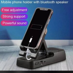 MOBILE PHONE HOLDER WITH BLUETOOTH SPEAKER