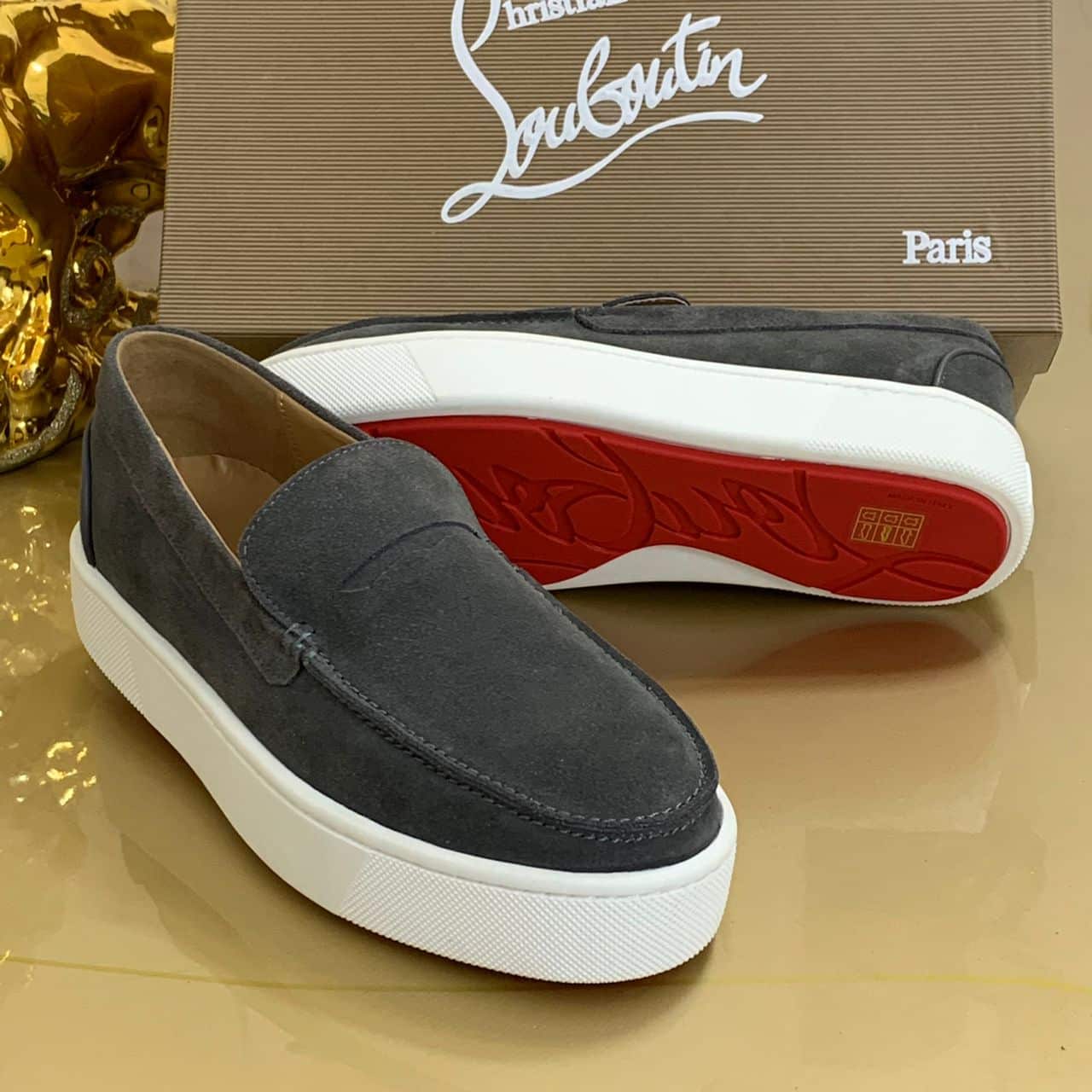 CASUAL DESIGNERS LOAFER SUEDE SHOES