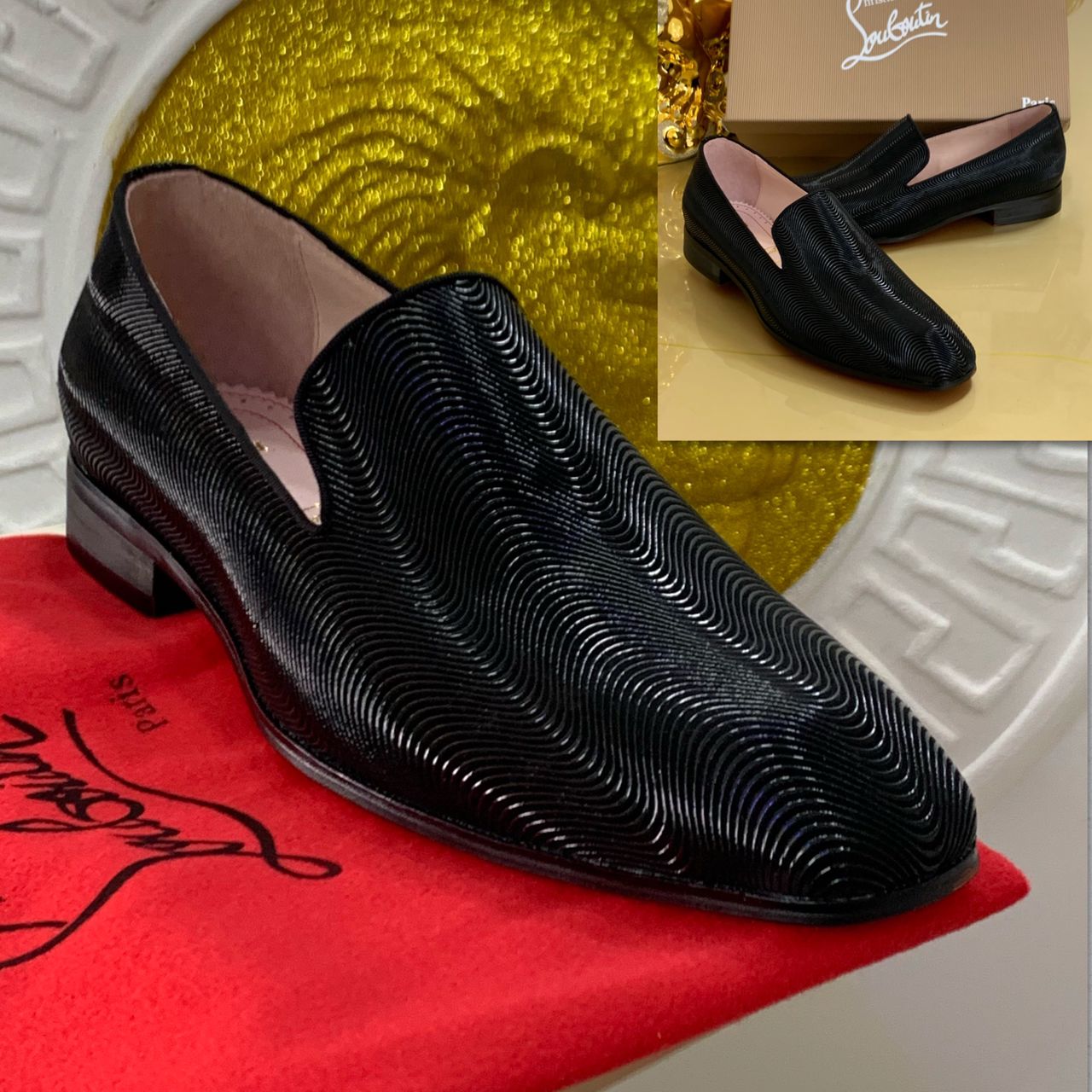 CLASSIC PATTERNED DESIGNER LEATHER LOAFERS