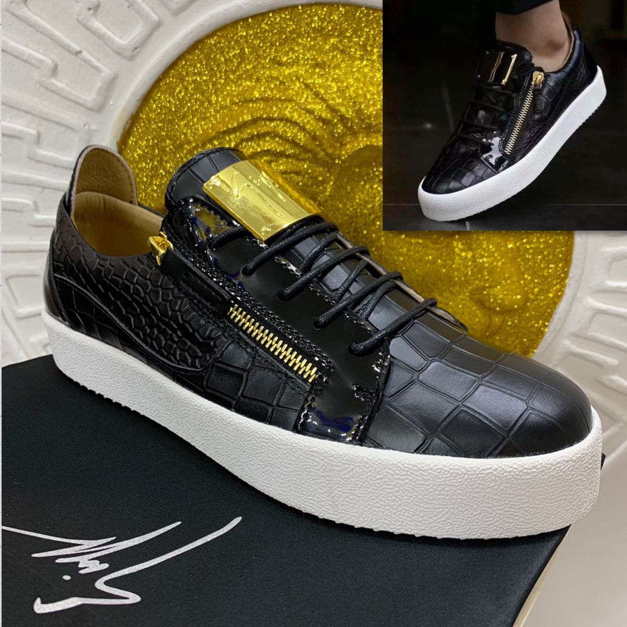 DESIGNERS FASHION MOCK CROC LEATHER SNEAKERS for CartRollers Marketplace For Shopping Online, Fashion, Electronics, Phones, Computers and Buy Men Shoe, Home Appliances, Kitchen-wares, Groceries Accessories, ankara, Aso-Ebi, Beads, Boys Casual Wears, Children Children's Wears ,Corporate Shoes, Cosmetics Dress ,Dresses Fashion, Girls' Dresses ,Girls' Wears, Hair Care ,Jewelries ,Jewelry Kids, Kids' Fashion Ladies ,Wears Lapel Pins, Loafers Shoe Men ,Men's Caftan, Men's Casual Shoes, Men's Fashion, Men's Shoes, Men's Wears, Moccasin Shoe, Natural Hair, In Lagos Nigeria