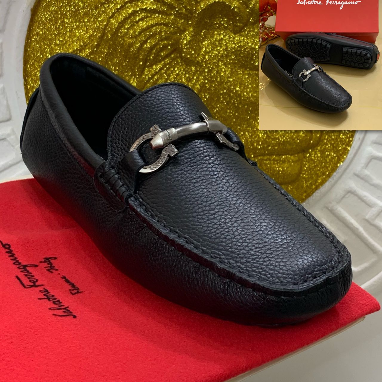QUALITY BLACK LEATHER LOAFER SHOES