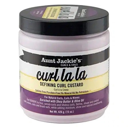Aunty Jackie's curl la la redefining curl custard gel