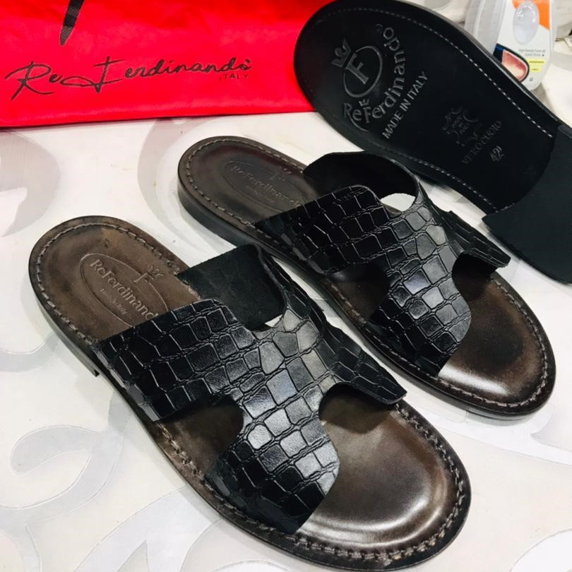 BEACH ITALIAN LEATHER PALM SLIPPERS CartRollers ﻿Online Marketplace Shopping Store In Lagos Nigeria