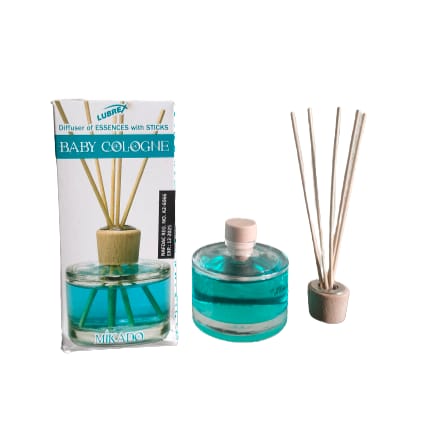 LUBREX BABY COLOGNE REED DIFFUSER AIRFRESHENER WITH STICKS 50ML