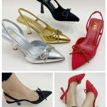 Ladies d'orsay slingback party sandal shoes