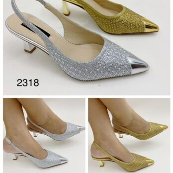Slingback Party/Bridal low heels women shoes