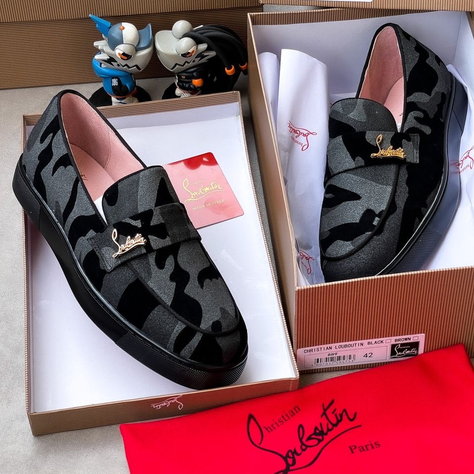UNIQUE DESIGNERS PATTERNED LEATHER LOAFERS