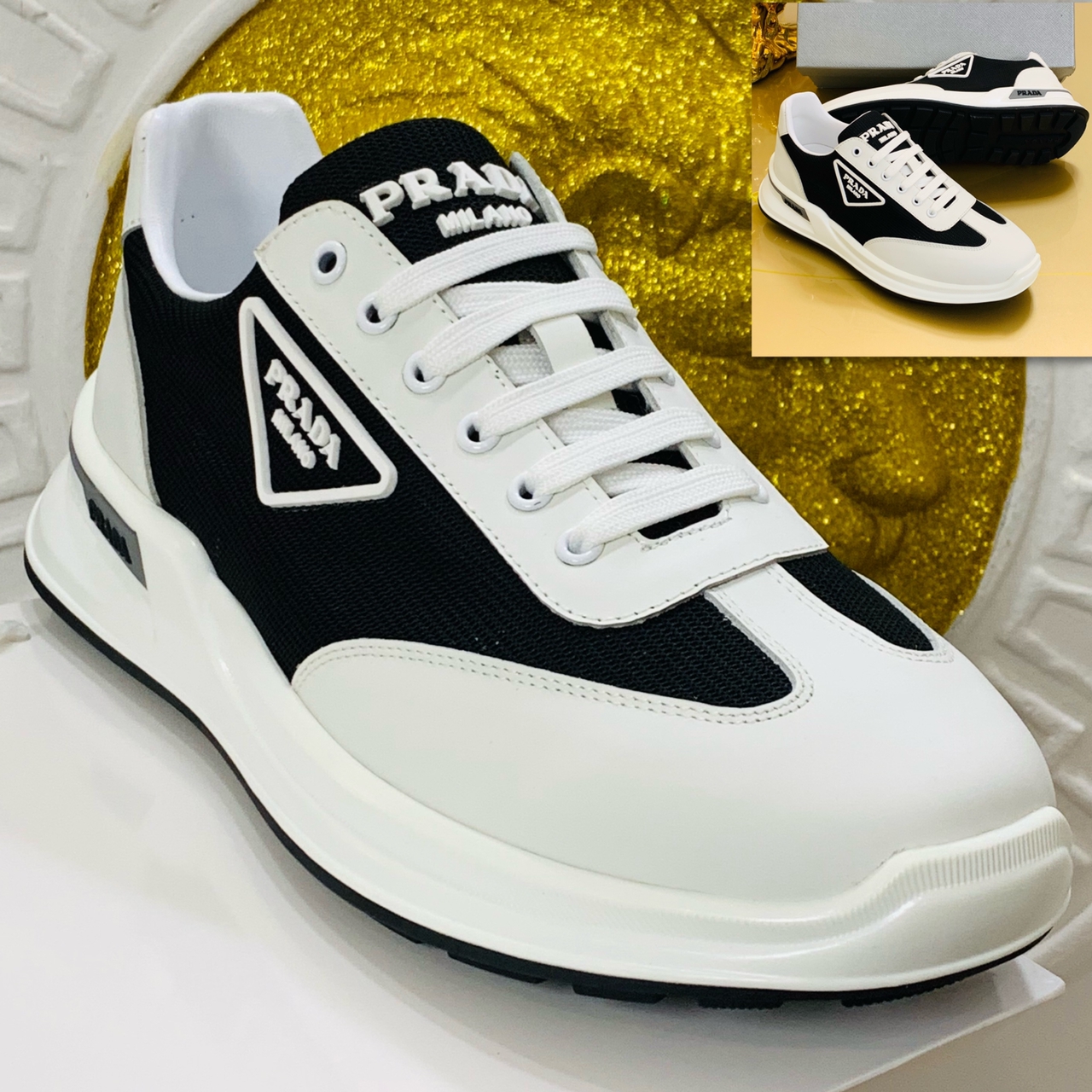 DESIGNERS CASUAL LEATHER LOGO SNEAKERS