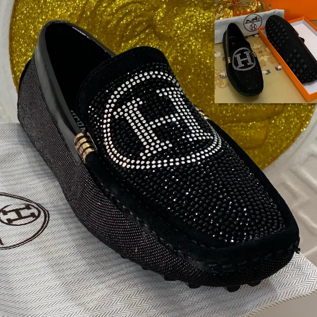 EXECUTIVE QUALITY STONE PATTERNED LOAFERS