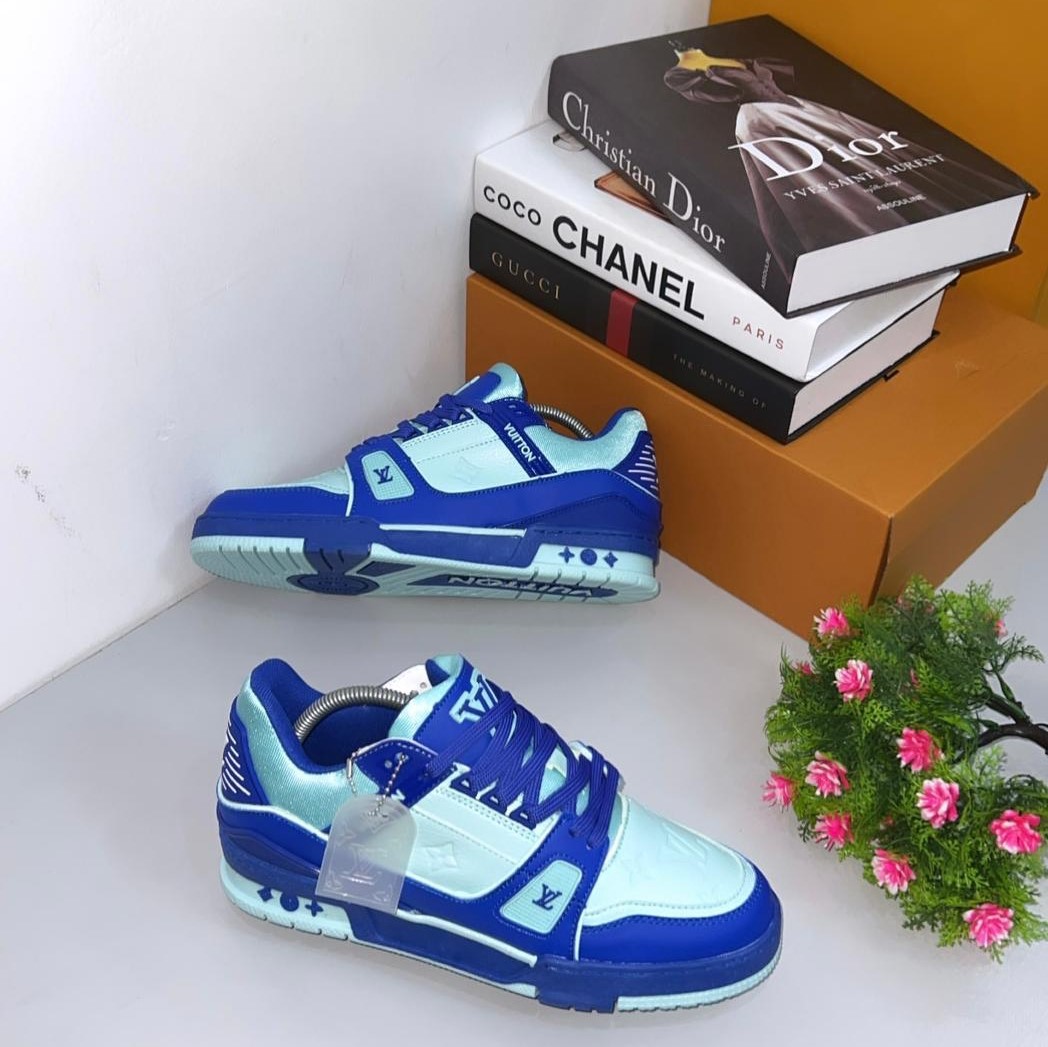 FASHION DESIGNER TRAINER LEATHER SNEAKERS