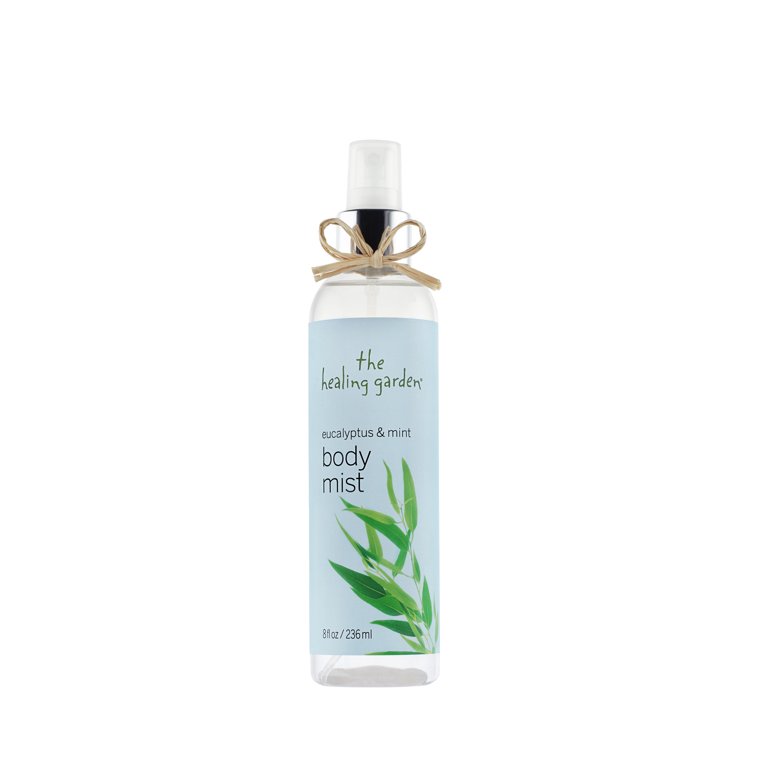 The Healing Garden Body Mist Eucalyptus and Mint 8.oz - 240ml (Perfect Valentine Gift Pack)