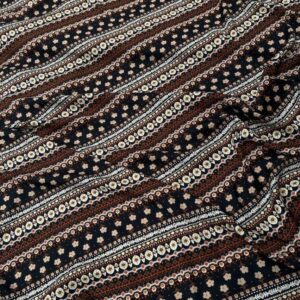 VINTAGE PRINT PATTERNED FABRIC MATERIAL 3