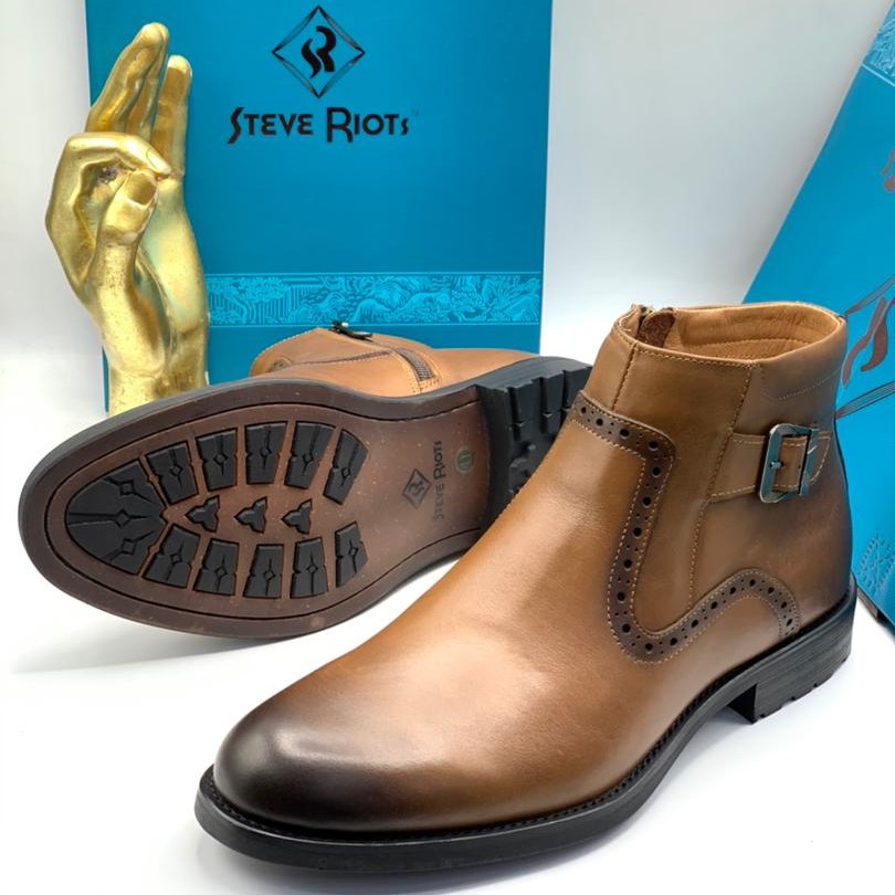 ITALIAN QUALITY LEATHER CHELSEA BOOTS