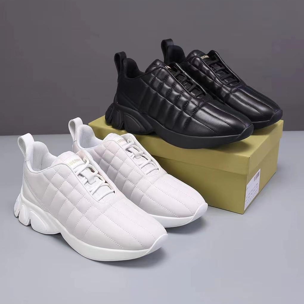 DESIGNERS QUILTED LEATHER SNEAKERS