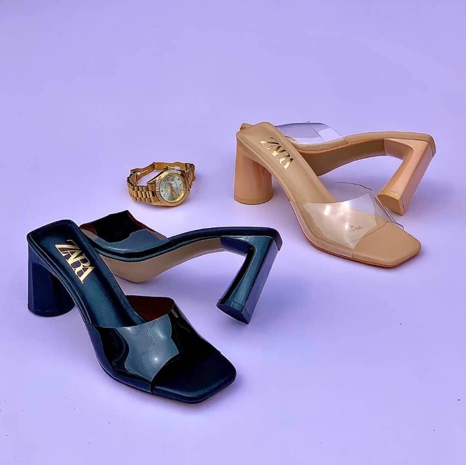 Ladies Glass Heeled Fashion Slippers For Women  CartRollers ﻿Online  Marketplace Shopping Store In Lagos Nigeria