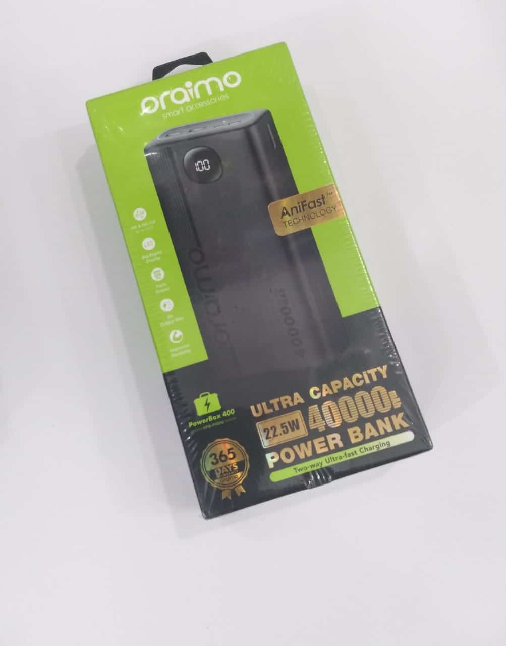 ORAIMO TWO WAY ULTRA FAST POWER BANK  CartRollers ﻿Online Marketplace  Shopping Store In Lagos Nigeria